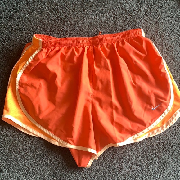 Nike Pants - Orange Nike Dri-fit shorts